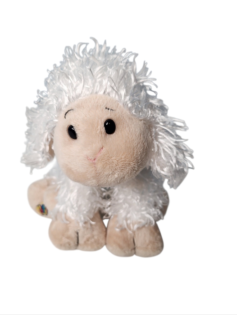 Webkinz Ganz Lamb Plush Stuffed Animal White Baby Sheep 8”